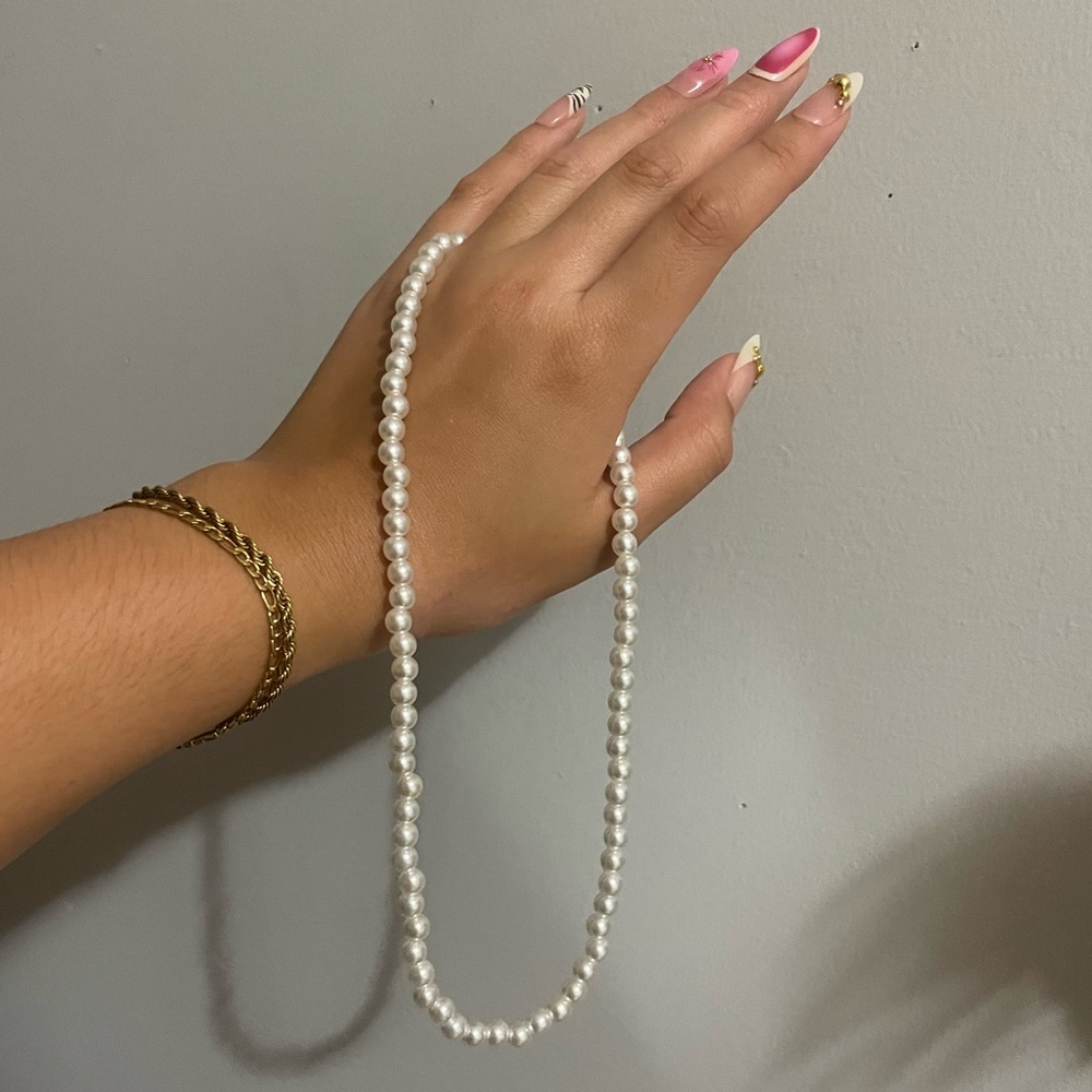 Faux Pearl Necklace